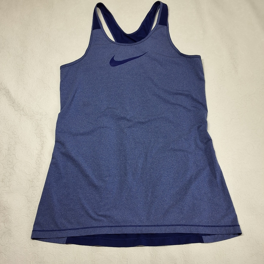 Nike Pro Women's Blue Raaccerback Ttank Top Size  XL